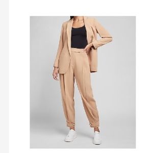Express pleated ankle pant